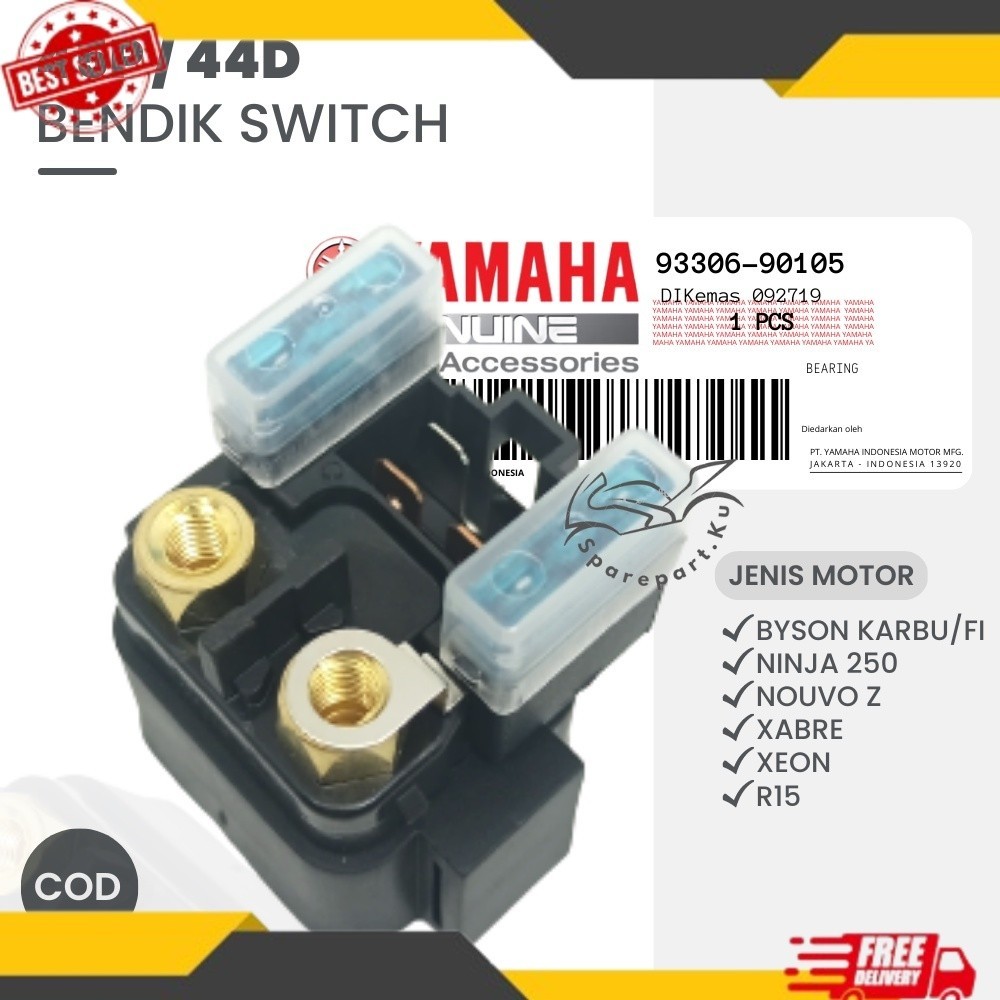 (GROSIR) 45P BENDIK STATER YAMAHA BYSON CARBU FI XEON RC NINJA 250 NOUVO Z XABRE R15 44D /  RELAI RE