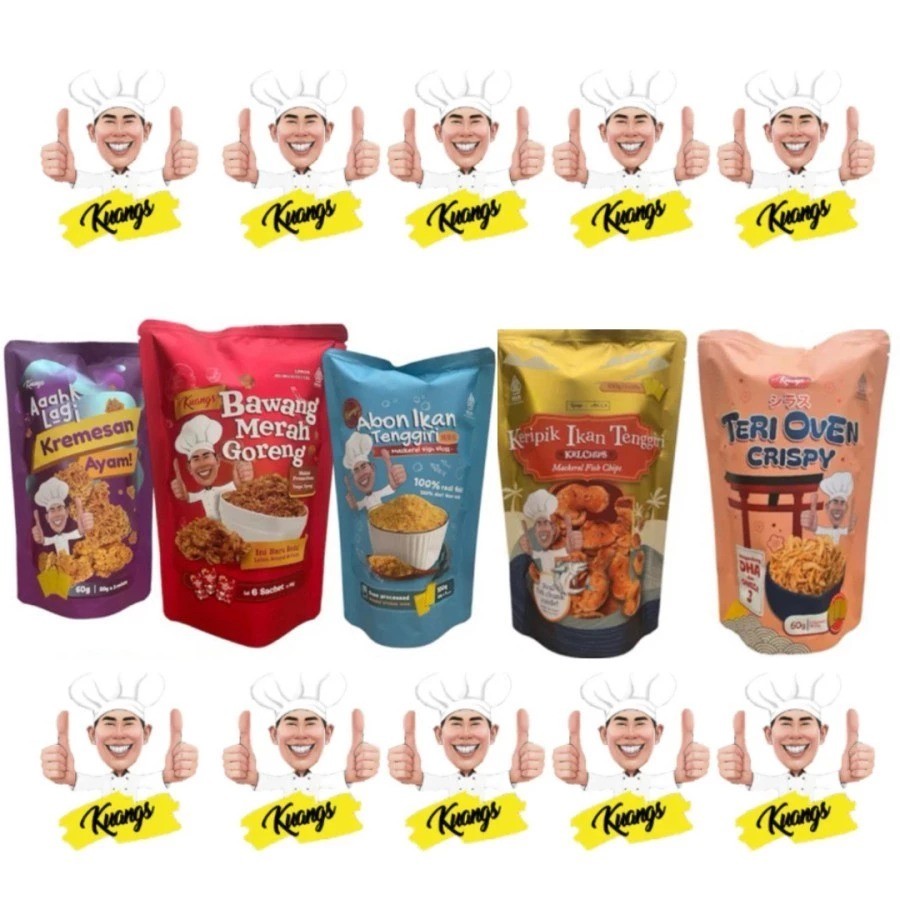 Kuangs Teri Oven | Kremes Ayam | Abon & Kripik Ikan Tenggiri