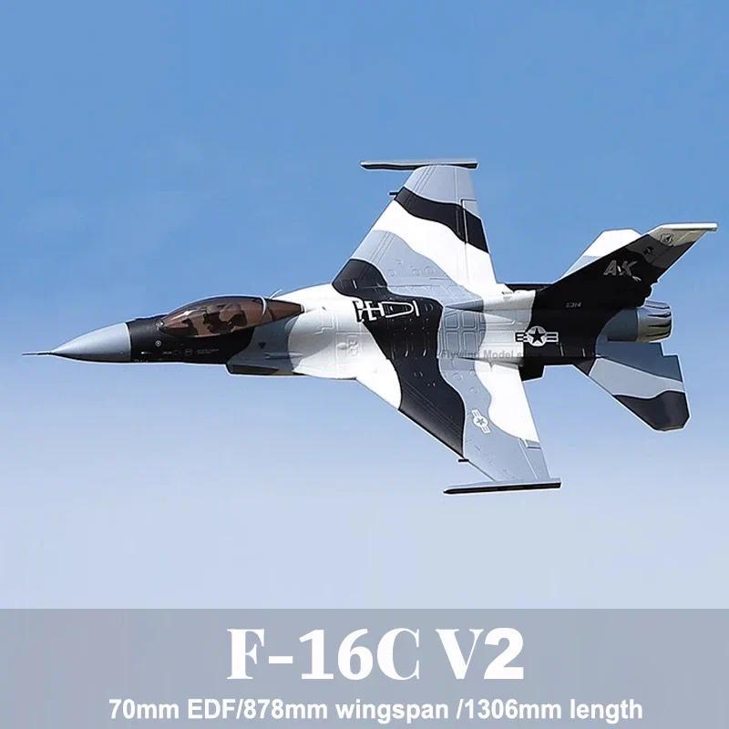 Freewing 70mm EDF Ducted Jet F-16C "Battle Falcon" V2 Simulation Model Aircraft RC Airplane F16C Mod
