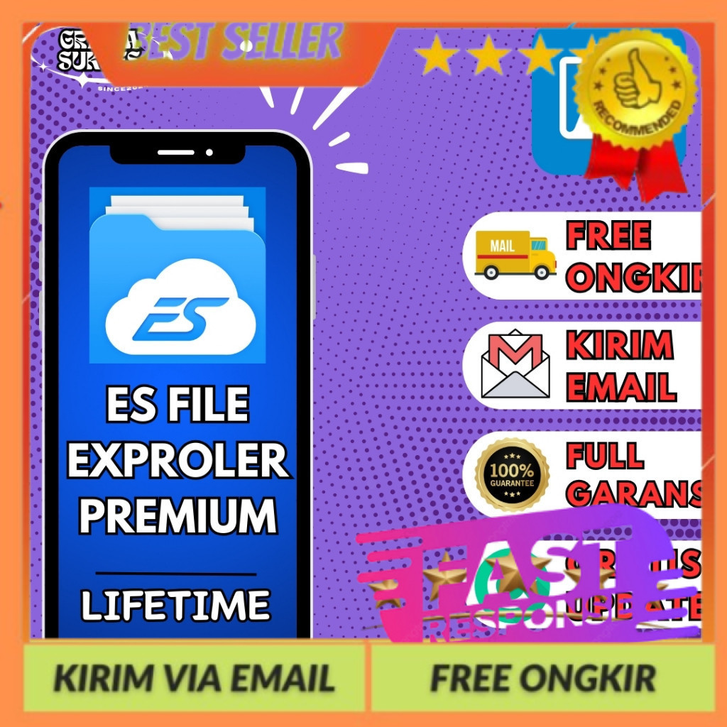 ES File Explorer Pro Premium Lifetime Bergaransi Selamanya Tech