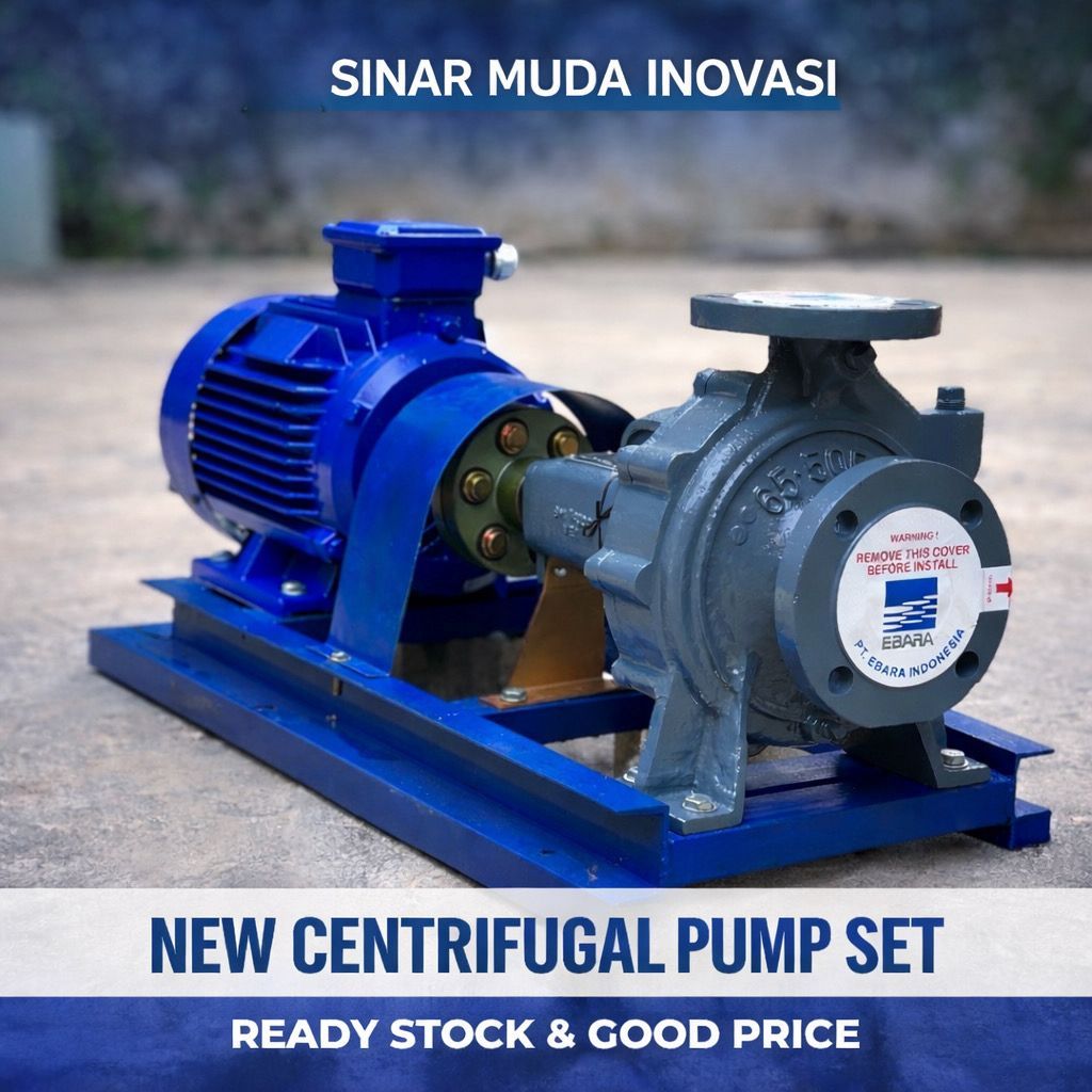 POMPA CENTRIPUGAL EBARA 50X40 FSHA MOTOR 3KW 4HP 2990RPM
