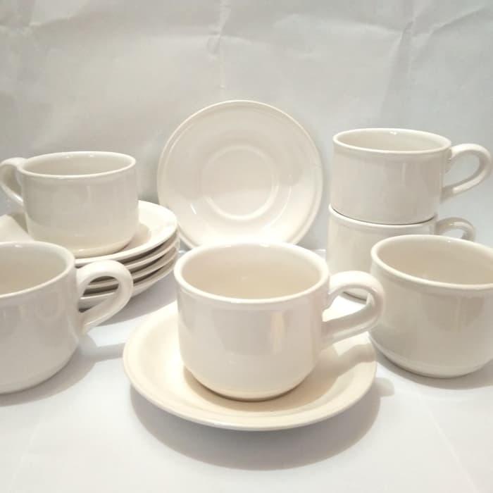( KHUSUS GOJEK ) Cangkir Set / Cangkir Teh / Cangkir Kopi Nikura Set Isi 12 Pcs - Hijau [Terlaris]