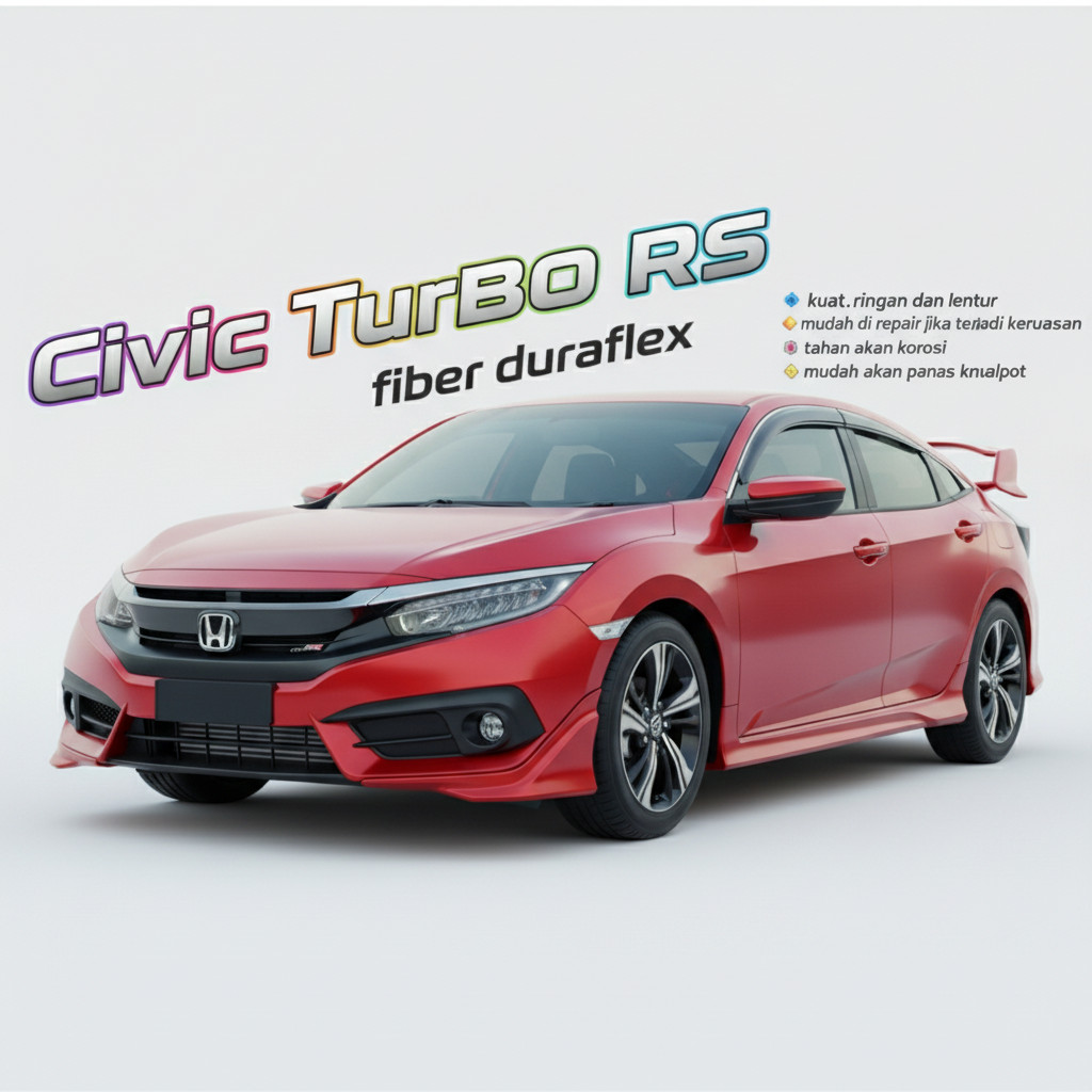 bodykit civic turbo sedan modulo 2016-2021