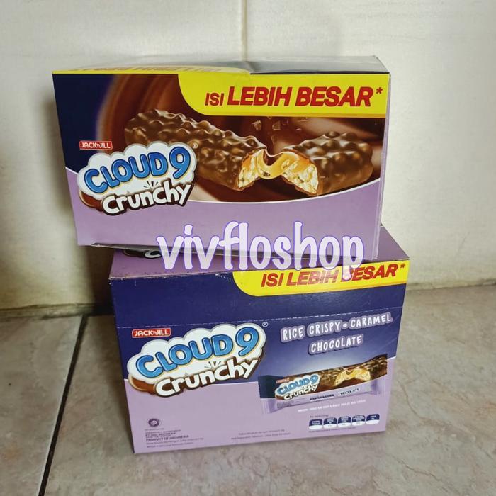 Coklat Cloud9 / Cloud 9 Crunchy Chocolate Box (24 x 9 gram) - Chocolate