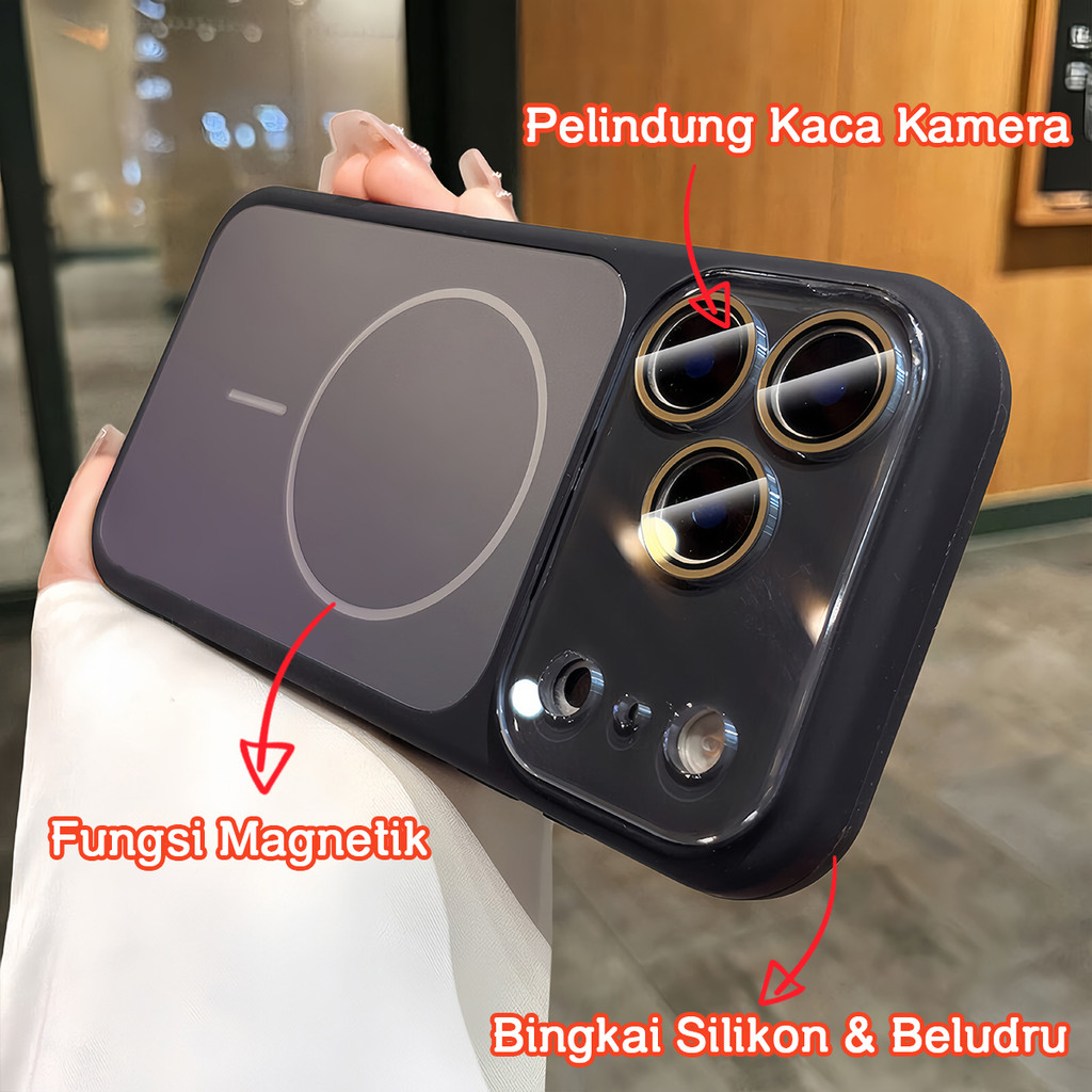 Lapisan Beludru, Perlindungan Jendela Kamera Besar, Casing Silikon Premium Tahan Benturan Dengan Pen