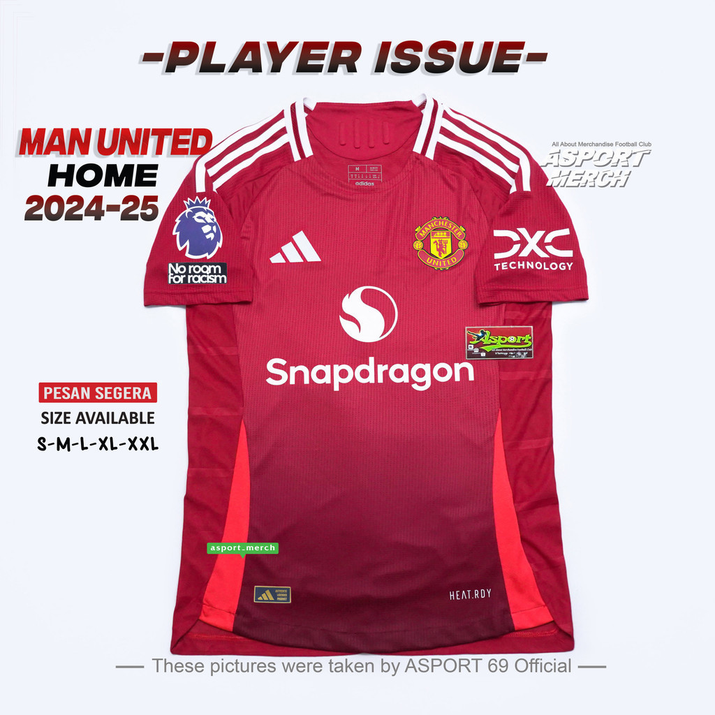 PLAYER ISSUE MU MAN UNITED HOME 2024 2025 PI