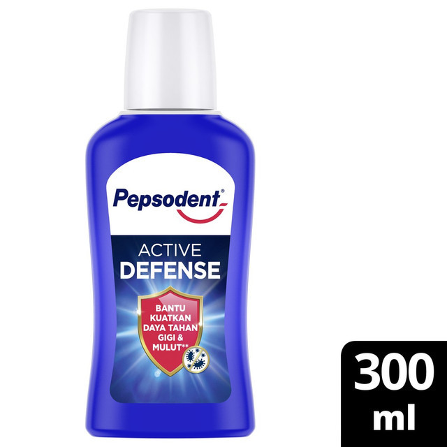 PEPSODENT MOUTHWASH ACTIVE DEFENSE 300ML
