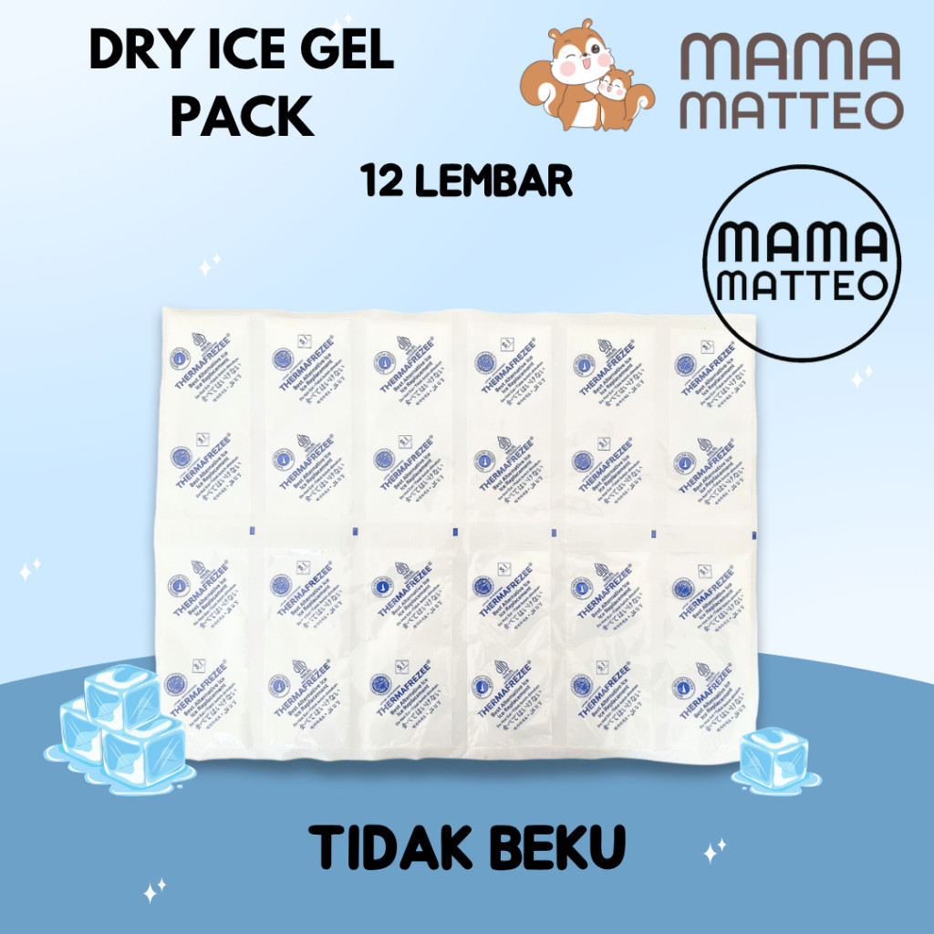 THERMAFREEZE Dry Ice Gel Pack Lembar / Ice Gel Lembaran Pendingin ASI Makanan Minuman / BANDUNG