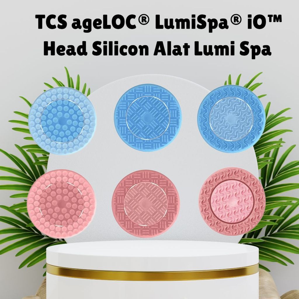 TCS LumiSpa iO Head - Silicone Head Alat Facial, Untuk Pengganti yang Sudah Aus, Menjaga Kinerja & K