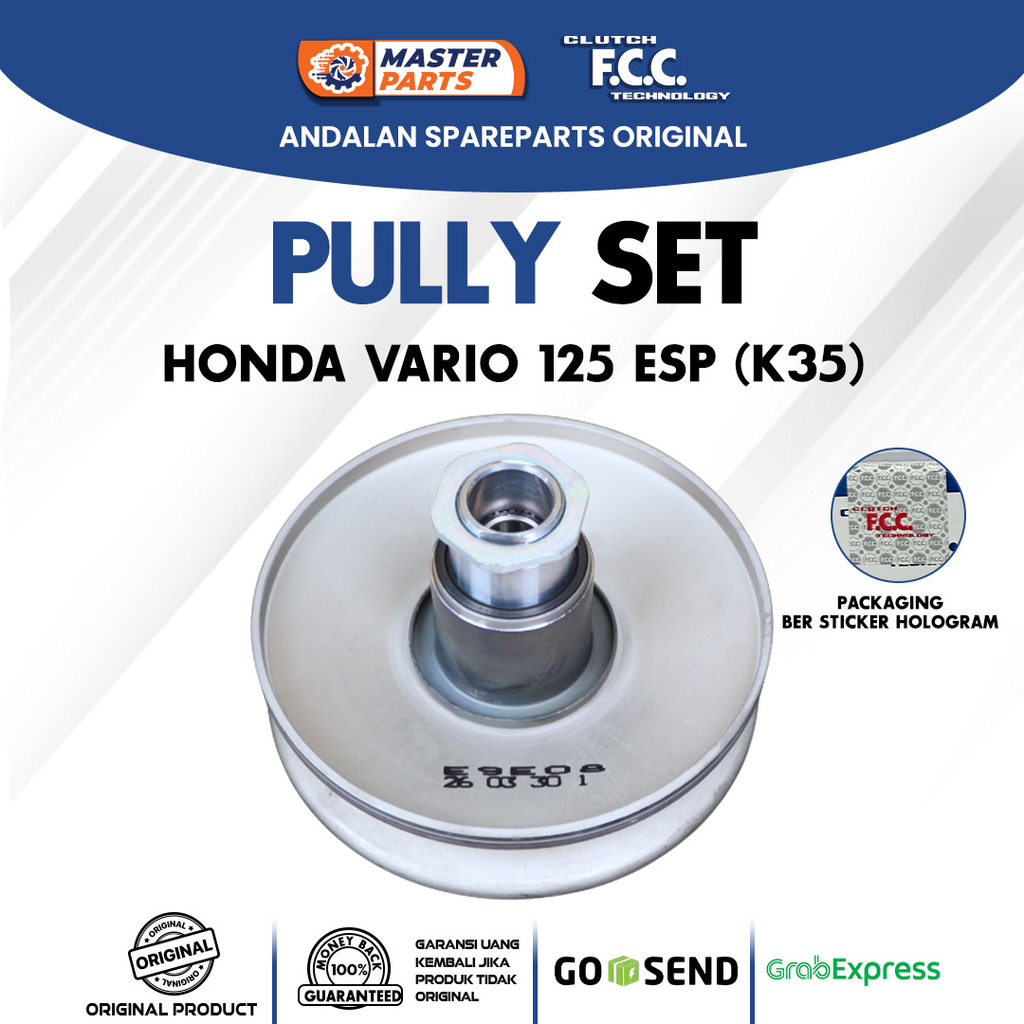 Pulley Set FCC Honda Vario 125 ESP (K35) Original FCC 100%