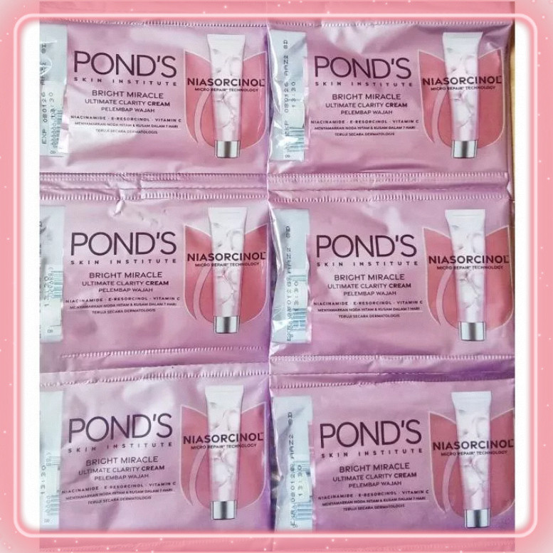 Grosir Ponds Bright Miracle Ultimate Clarity Cream Sachet PONDS Sachet BRIGHT MIRACLE ULTIMATE CLARI