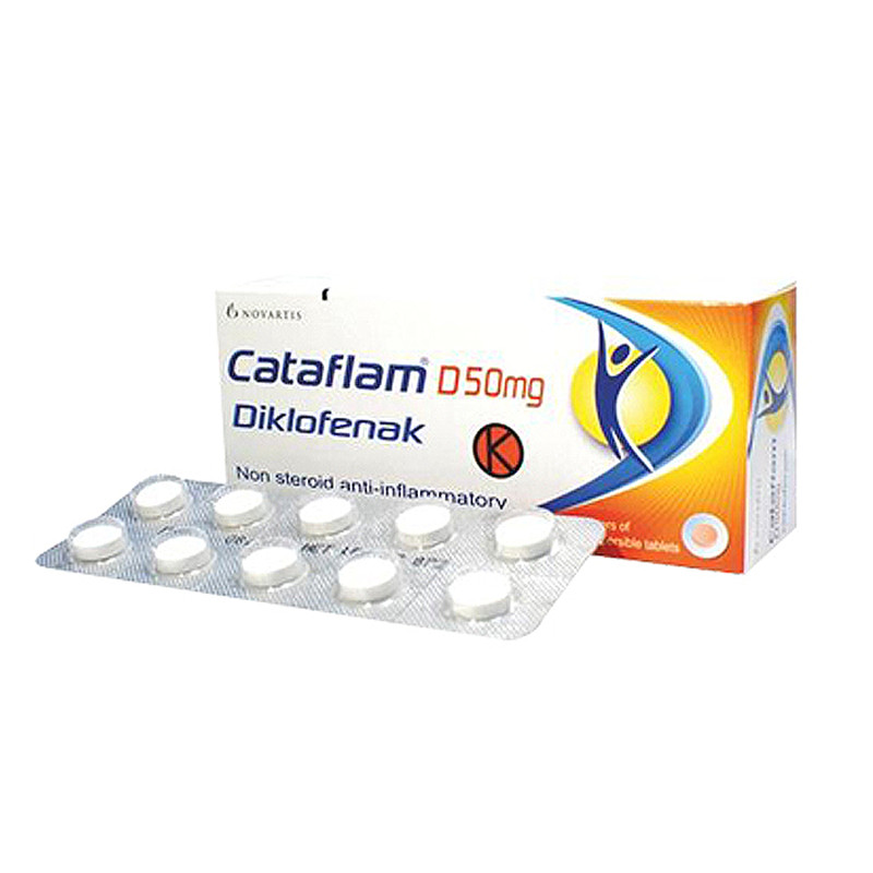 CATAFLAM D 50 MG 1 BLISTER @ 10 TABLET DISPERSIBLE
