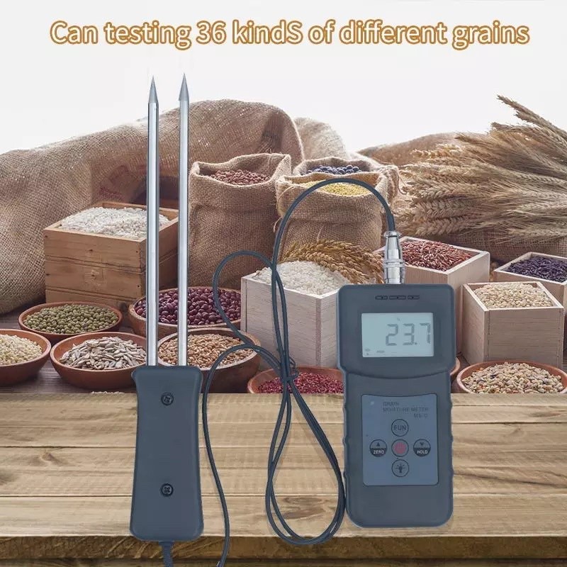 Alat Ukur Kadar Air Biji MS G Moisture Meter Jagung Tepung Beras Digital Portable Grain Tester