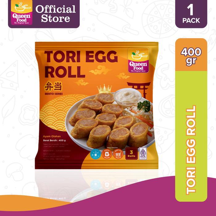 Queen Food - Tori Egg Roll Bento 400g - Frozen Food
