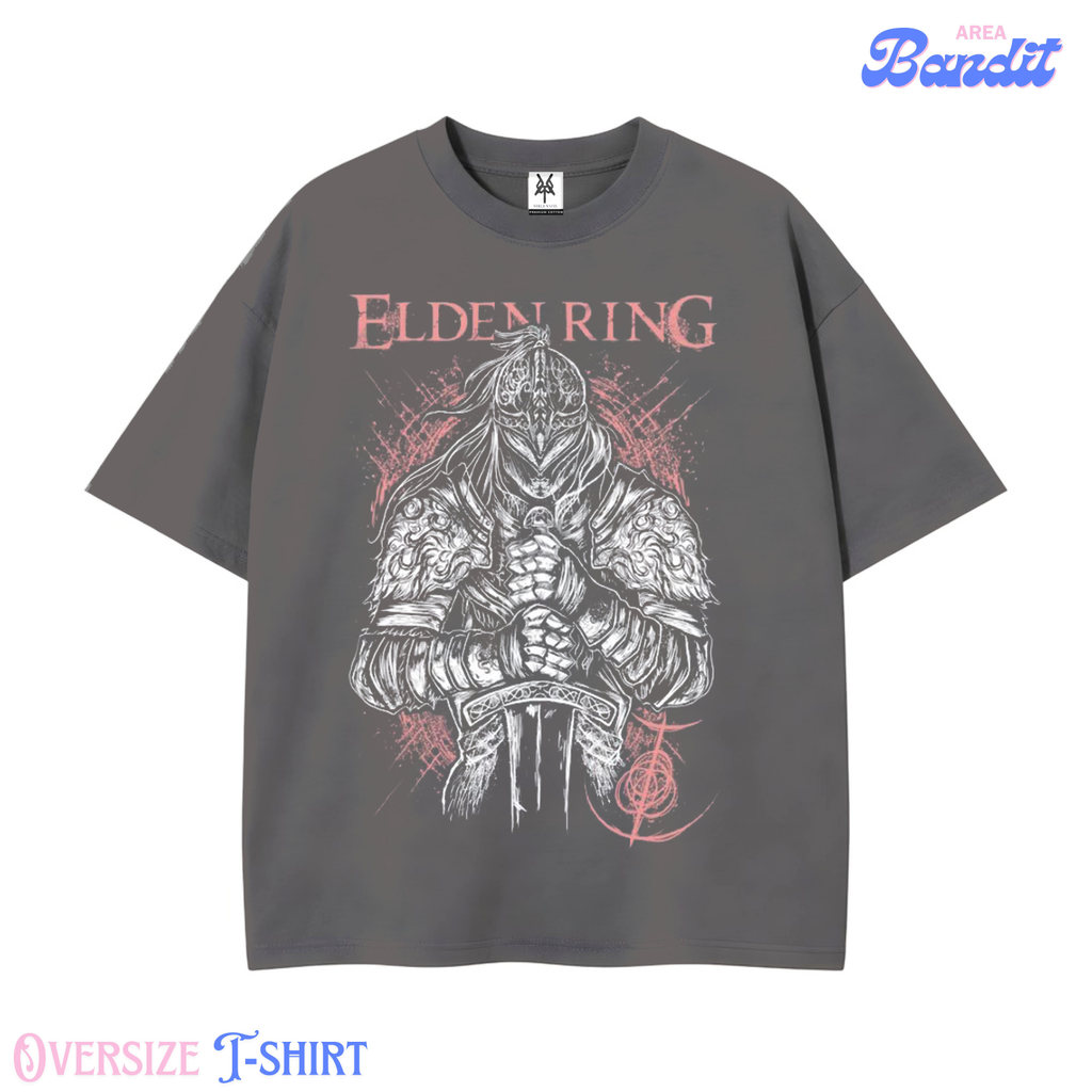 Bandit Area "elden ring" Oversized T-shirt dark grey