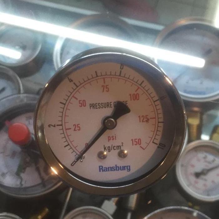 pressure gauge besi ransburg model payung