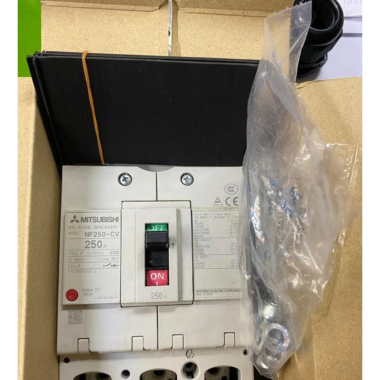 mccb mitsubishi nf250cv 3p 250a