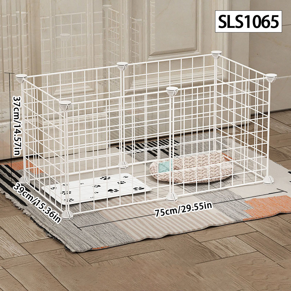 Dog pen Indoor fence Small meum dog Teddy home isolation door fence Pet guardrail cat cage Rabbit ca