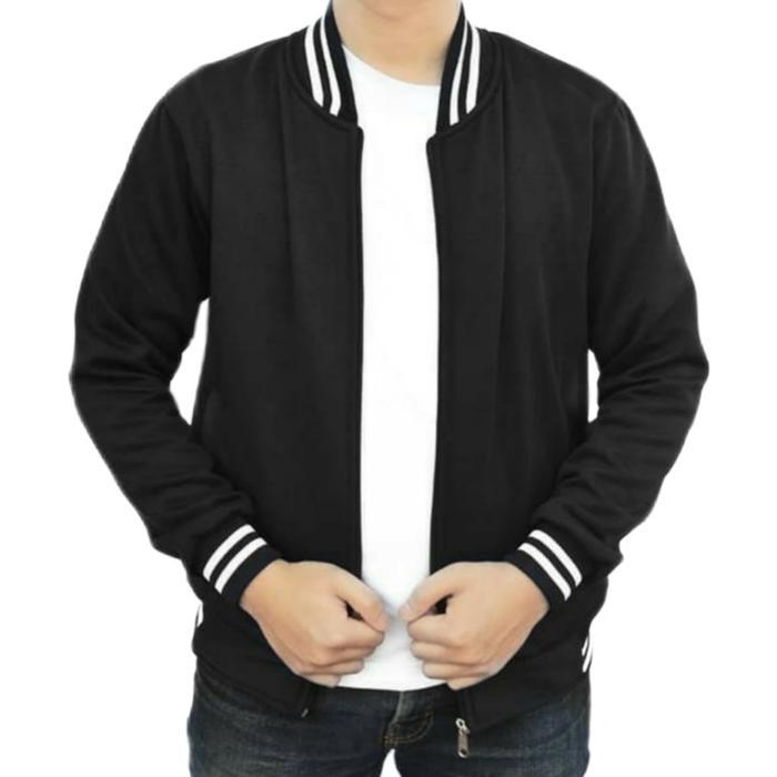 Mall Terlaris- Jemssky - Jaket Varsity Resleting Pria Jaket Baseball Pria Jaket Jaket Distro Unisex 