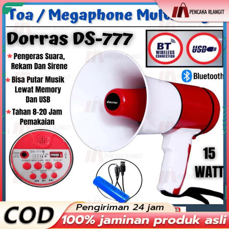 COD TOA MEGAPHONE SEDANG FLECO MULTIFUNGSI FLECO HW-8R TERMURAH / TOA PENGERAS SUARA HW-8R ORIGINAL