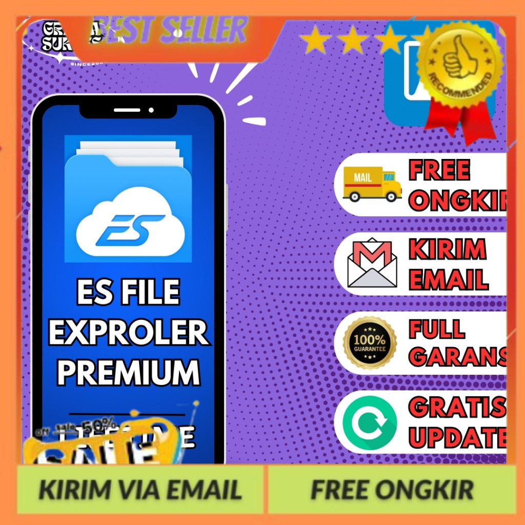 ES File Explorer Pro Premium Lifetime Bergaransi Selamanya DS