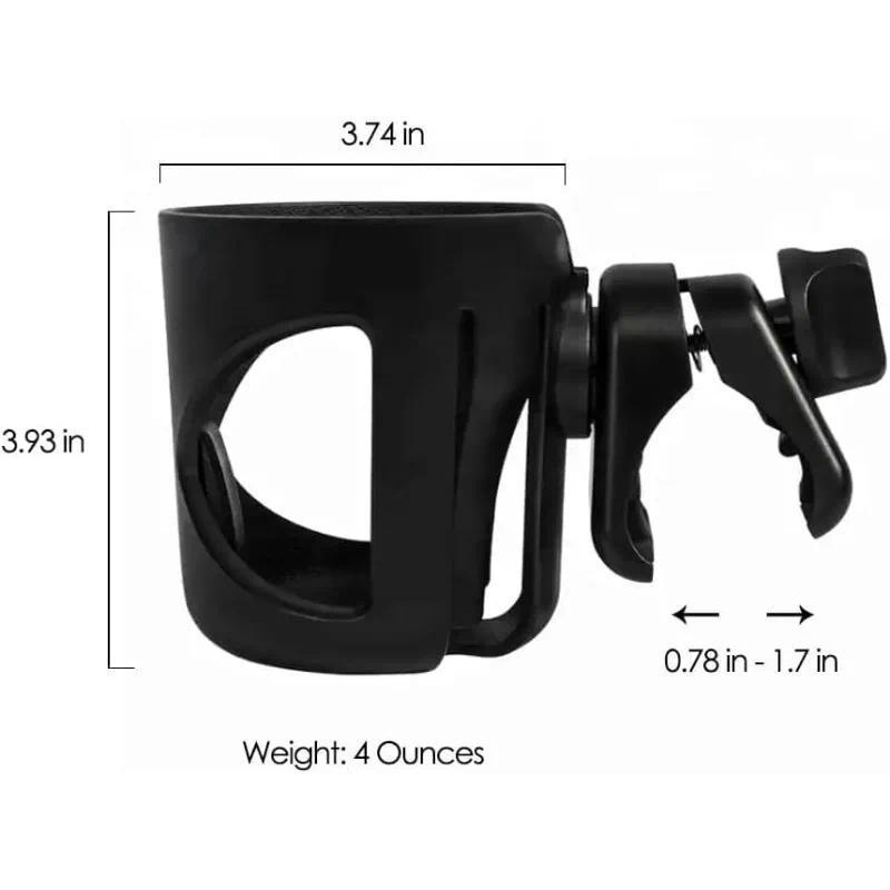 gital Nc Stroll-n-Sip Black Cup Holder for Stanley Quener (30 & 40 Oz) & IceFlow (20 & 30 Oz) Stroll