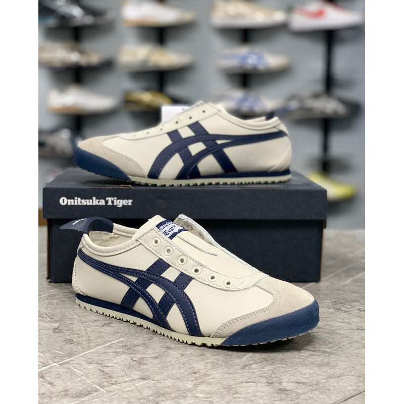 Sepatu Onitsuka Slip On Leather Indiana Ink
