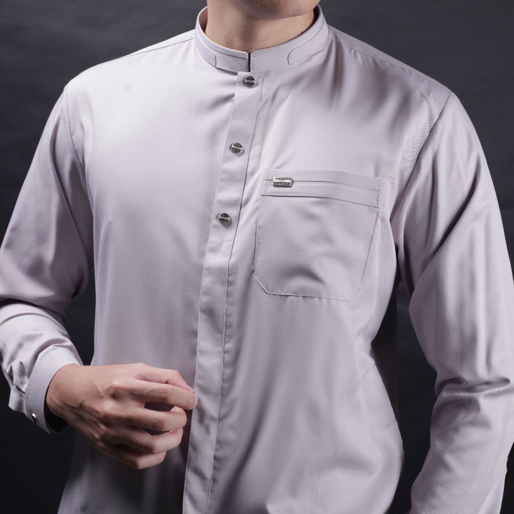 Qori Apparel Premium  Size - XL  Koko  Pria Lengan Panjang Manset