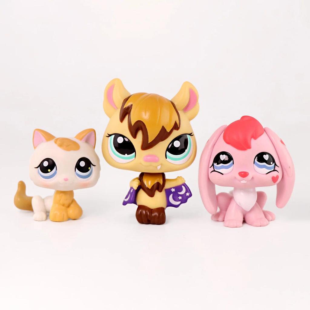 Lovely Minilpsshop Pet Shop Kitten Rabbit Bat for lps Pets