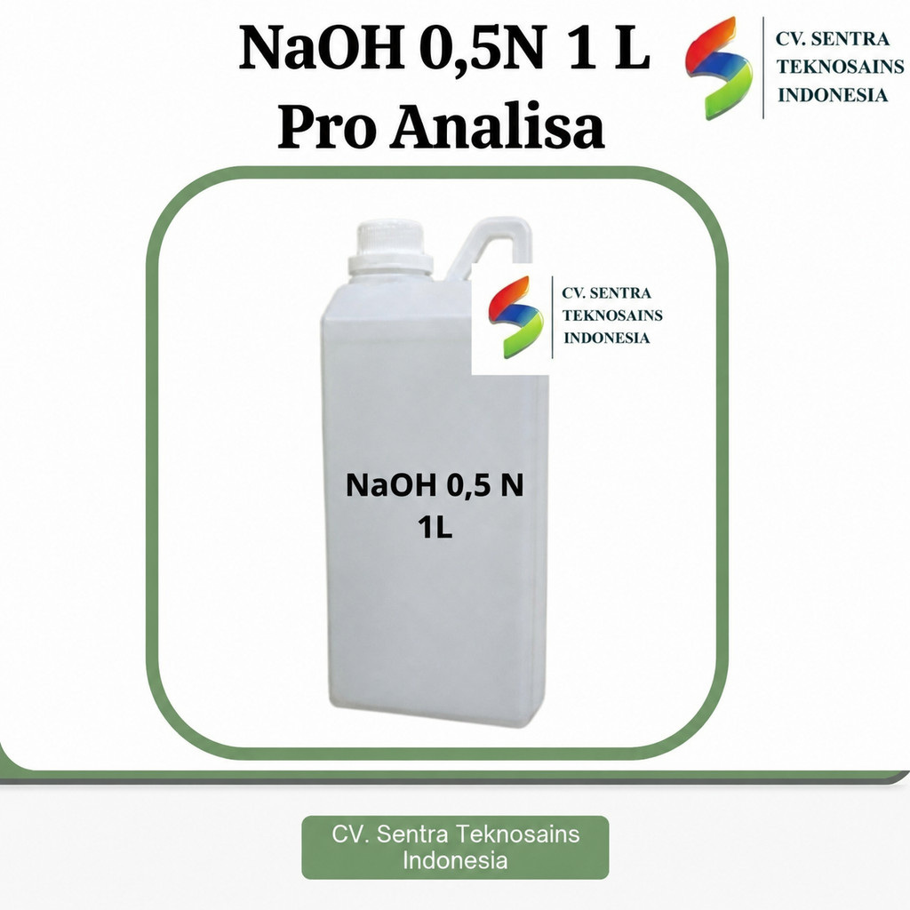 NaOH 0,5 N 1L – Pro Analisa