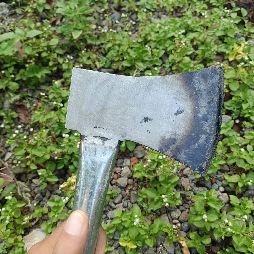 Kampak Baja Per Asli Full Las Tanpa Copot - Kapak Cacah Tulang Sapi Tebal