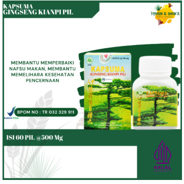 paling banyak dicari ( kianpi 100% asli original ) (Original BPOM) Kianpi Pil Ginseng Kapsuma