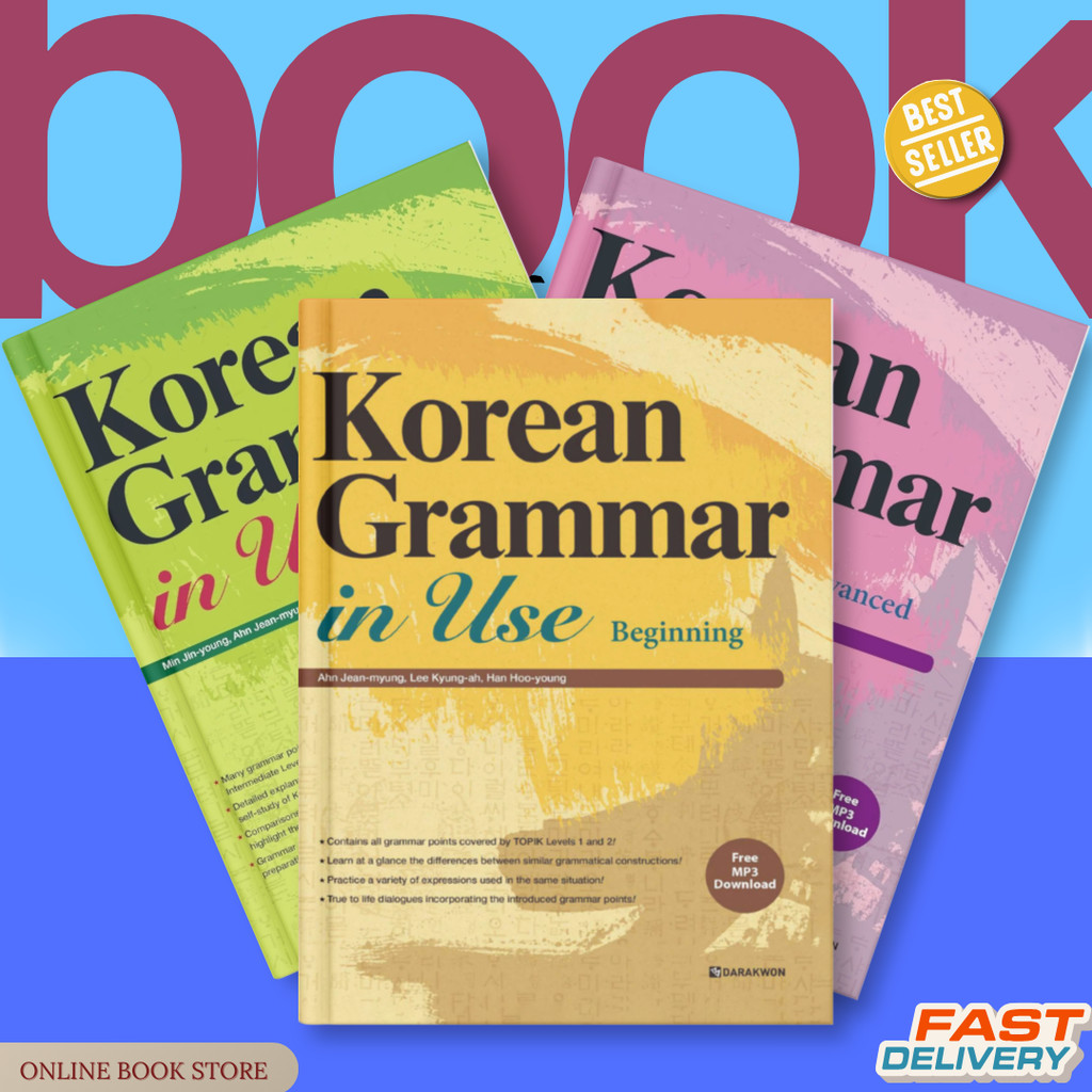 Buku Panduan Bahasa Korea - Koream Grammar In Use Full Seri