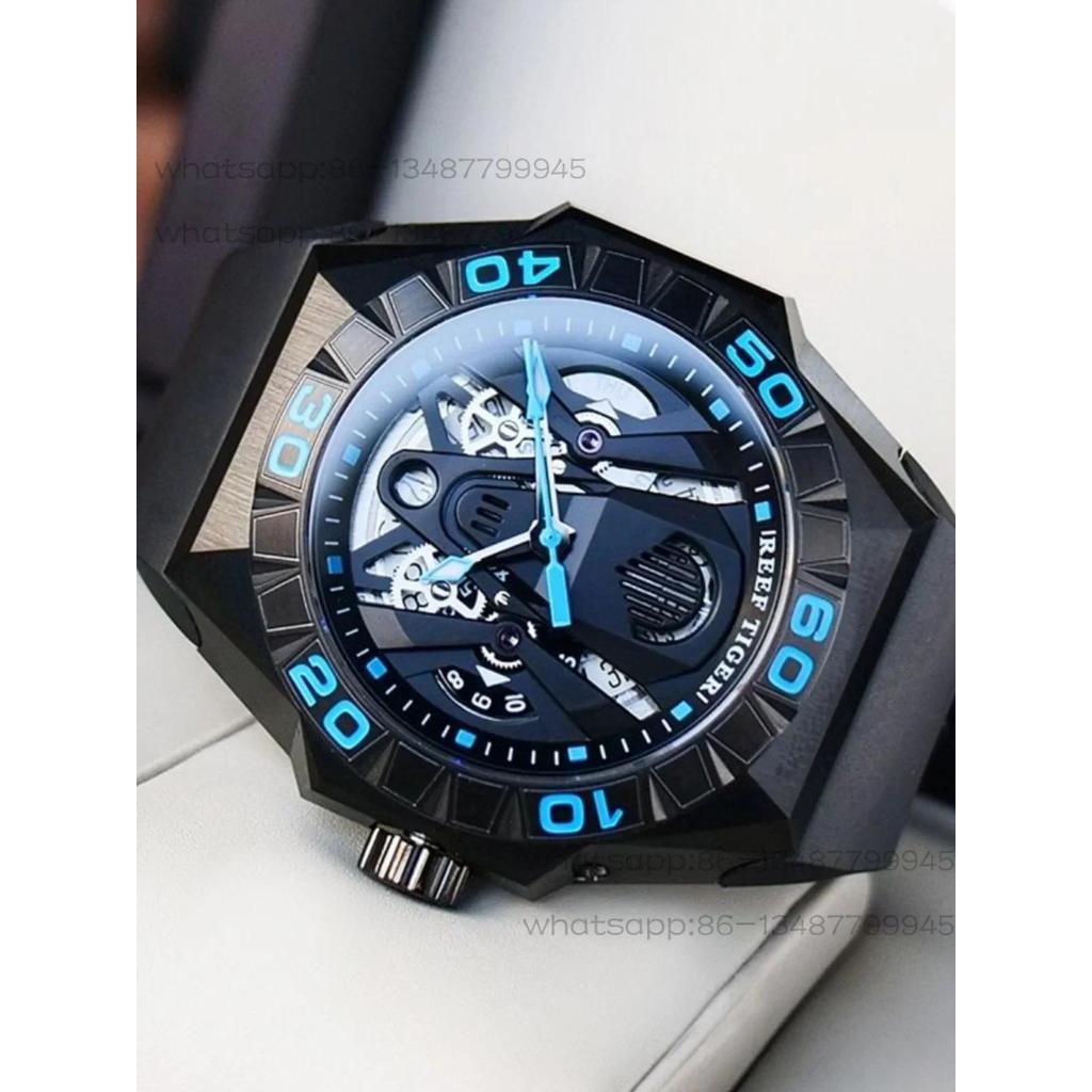 Official Genuine Rift Tiger Watch Mens Fully Automatic Mechanical Watch Large al Waterproof Luminous
