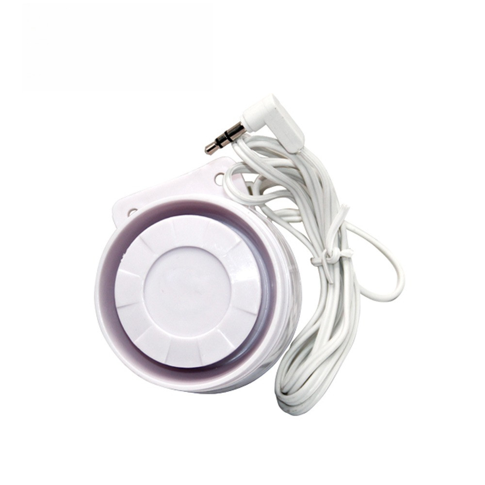 PGST Wired Siren Speaker 35mm jack for Wireless Alarm System Home Security PG107 PG106 PG105 PG103
