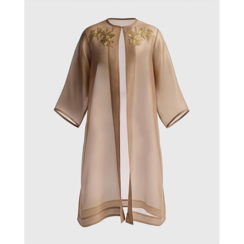 Lakon Organza Outer Outer Wanita Lengan Panjang F226