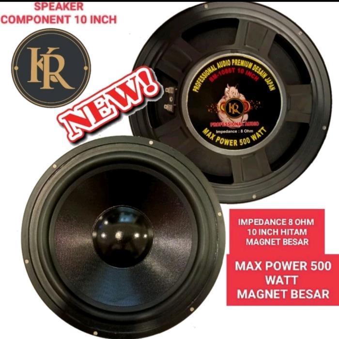 Speaker component KR 10 INCH WOOFER magnet besar max 500 watt