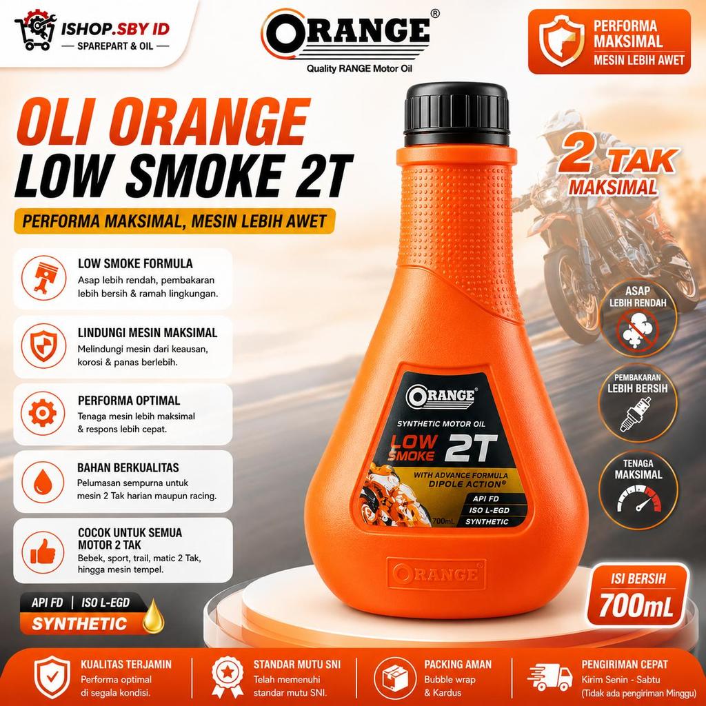 OLI SAMPING OLI 2T ORANGE LOW SMOKE