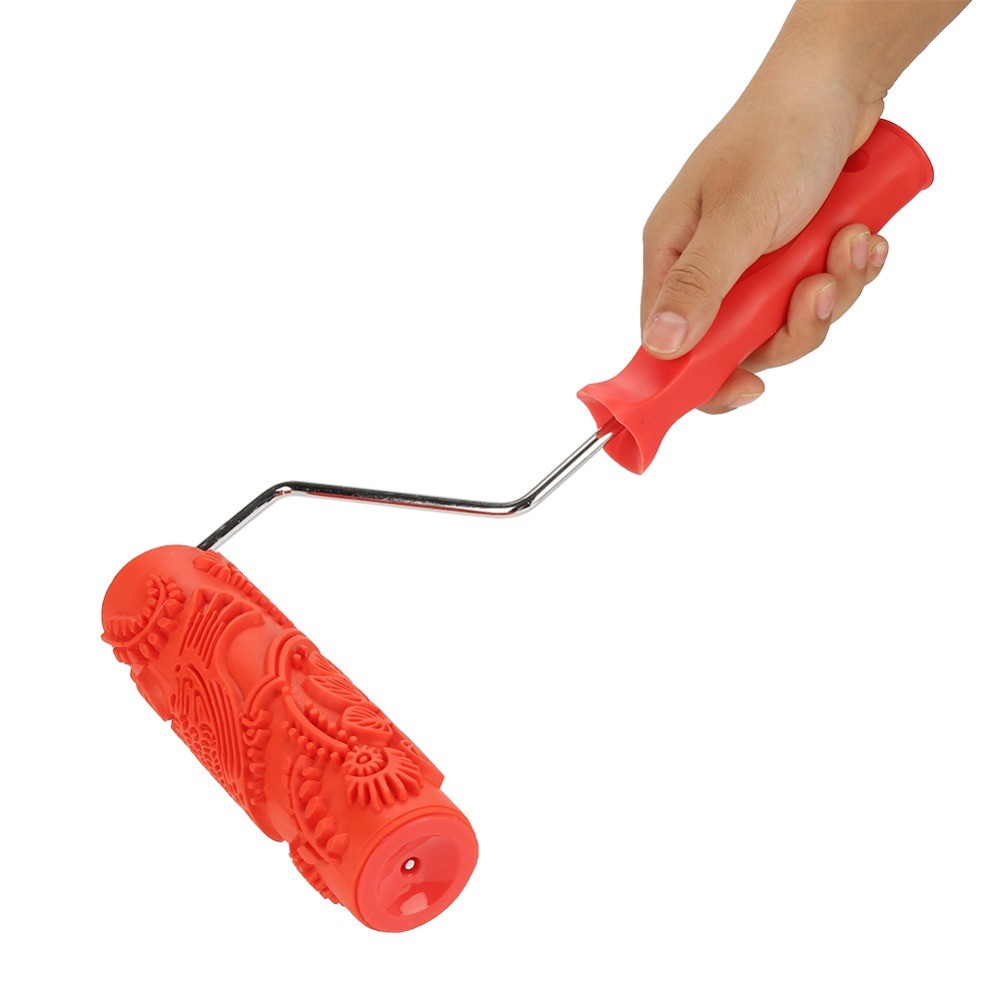 Rubber Rubber Embossing Texture Roller Embossing Texture 3D Embossing Wall Printing Roller 7 Inch Pl