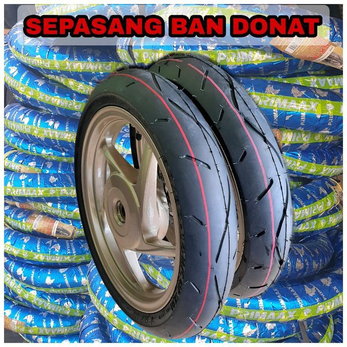 Sepasang Ban Donat Sk 01 Motor Matic Motorcycle (Non Tubles)
