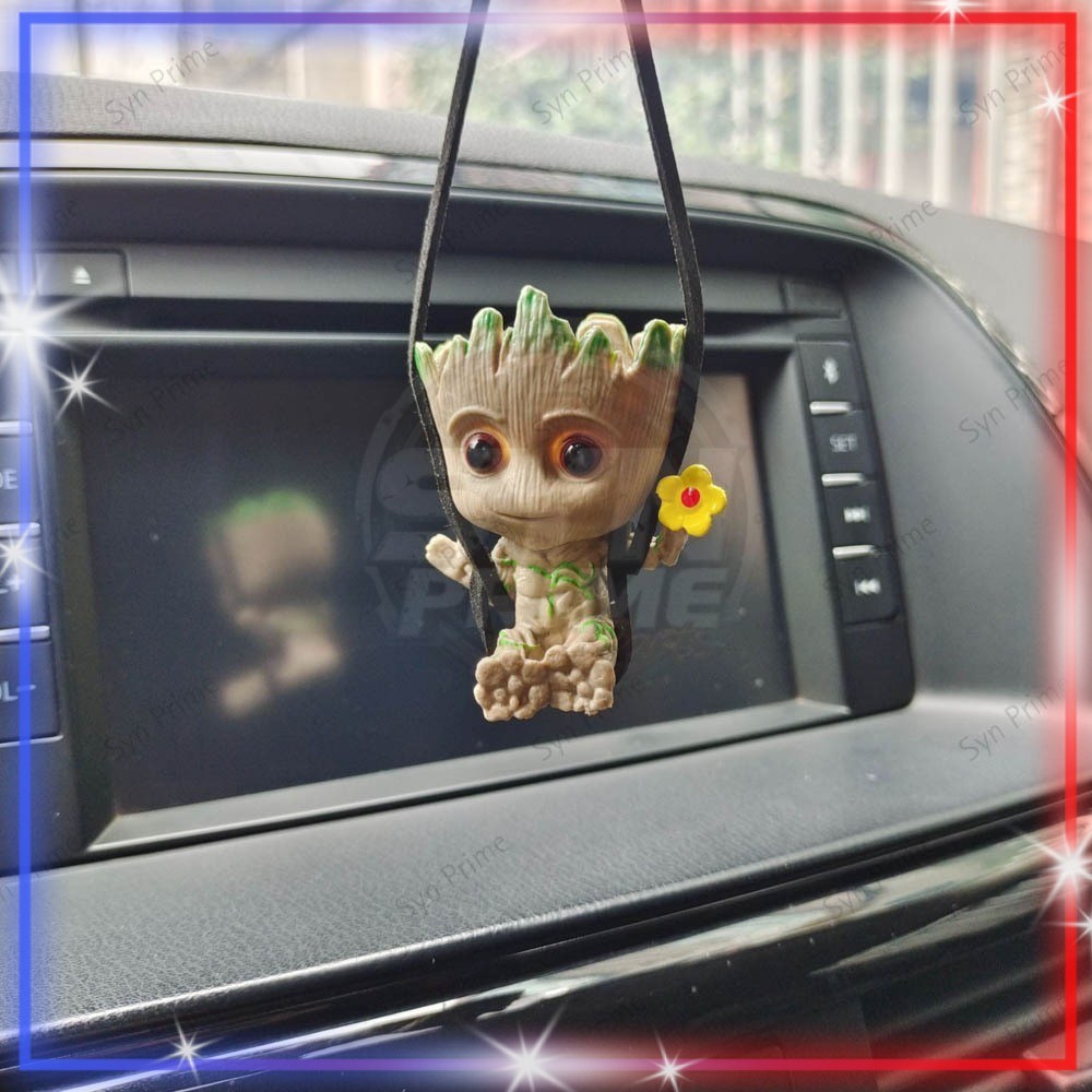 Gantungan Mobil Estetik Marvel Groot Decorative Mini
