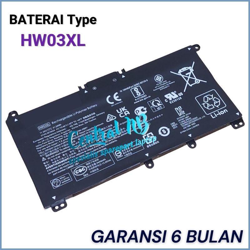 Baterai Battery HP 15-EG0000NO 15-EH0000NO 15-eg0025nr 15-eg1053cl 15-eg0074wm HW03XL -CNB