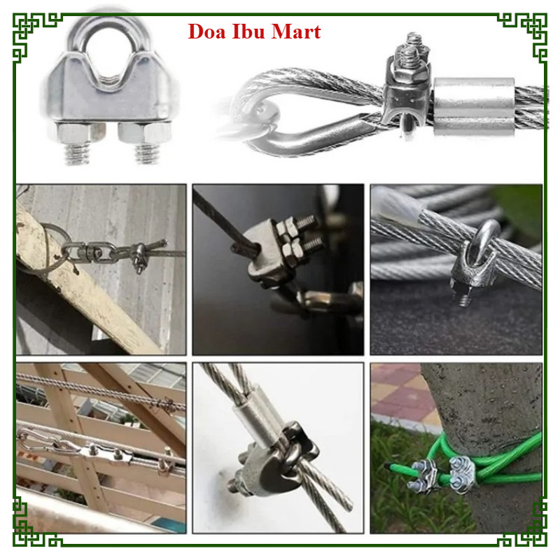 Klem Seling-Kuku Macan M4 -2-3mmKlem Seling 10pcs Klem Sling
