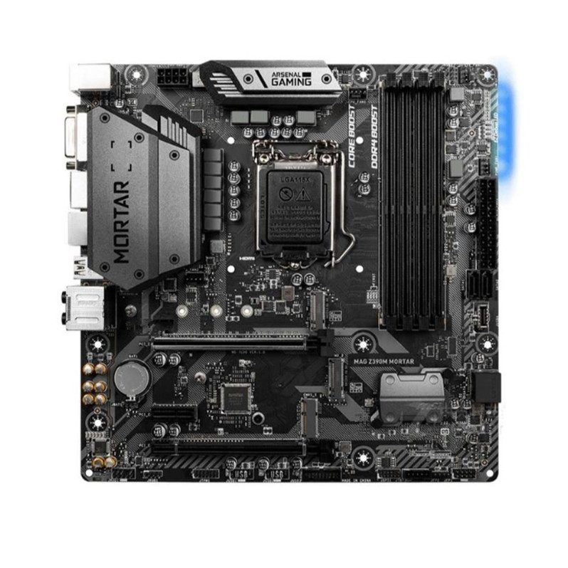 Used FOR MSI MAG Z390M MORTAR LGA 1151 (300 Series) Intel Z370 HDMI SATA 6Gb/s USB 3.1 Micro ATX Int