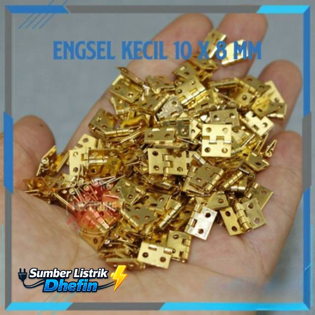 Engsel Kecil 10 x 8 mm Engsel Mini Kotak Ukuran 1cm