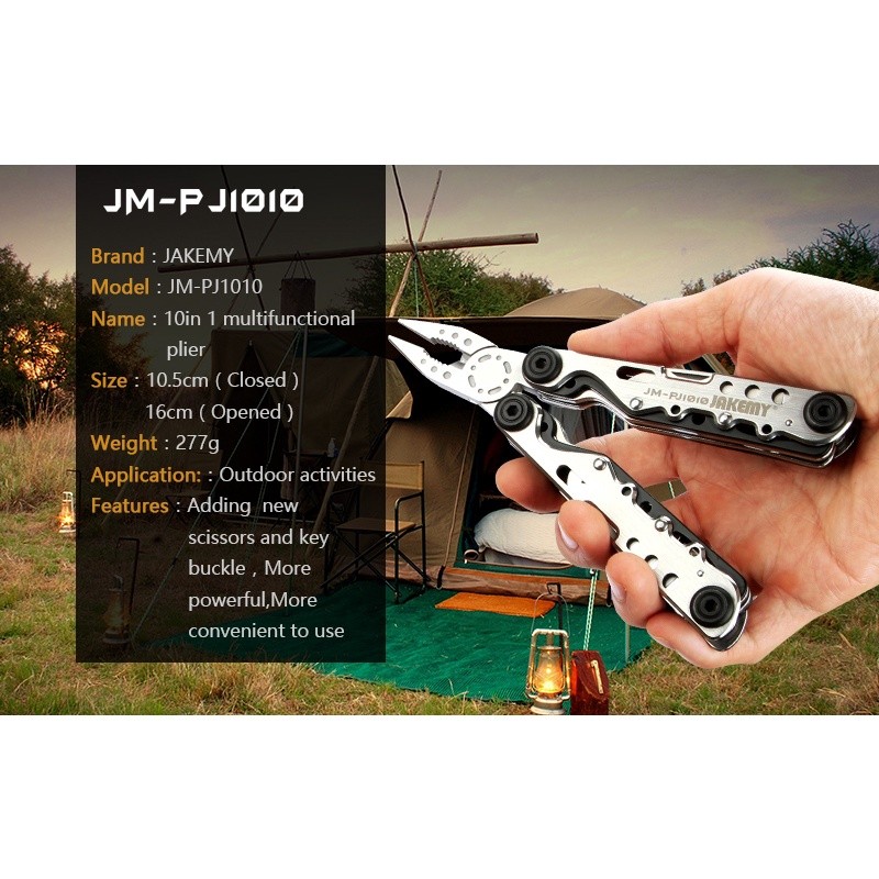 Tang EDC JAKEMY JM-PJ1010 ORIGINAL Multifungsi