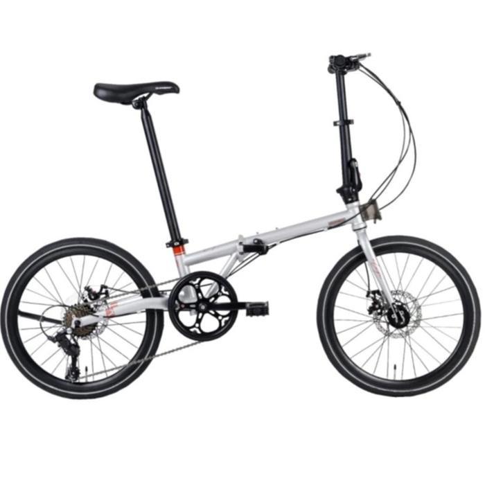 Sepeda lipat 20 inch element clip frame chromoly 8 speed 2023 rem cakram high quality dewasa sni new