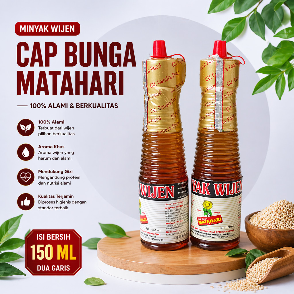 Minyak Wijen Halal 150Ml / Sesame Oil
