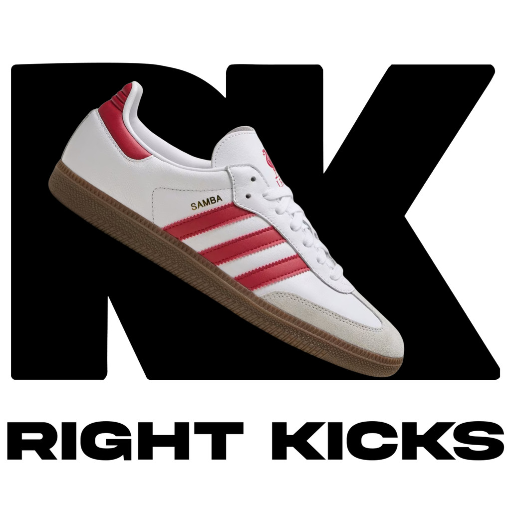 Adidas Samba Liverpool FC Cloud White Red (JQ4041)