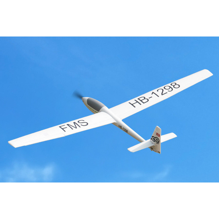 Brand New FMS Foam RC Glider Plane 2500mm ASW-17 FMSEB